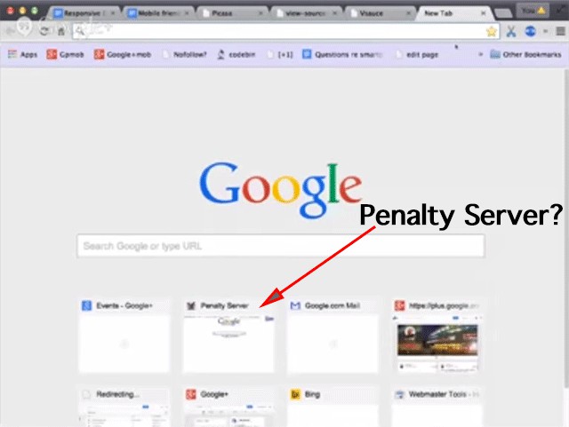 google penalty server